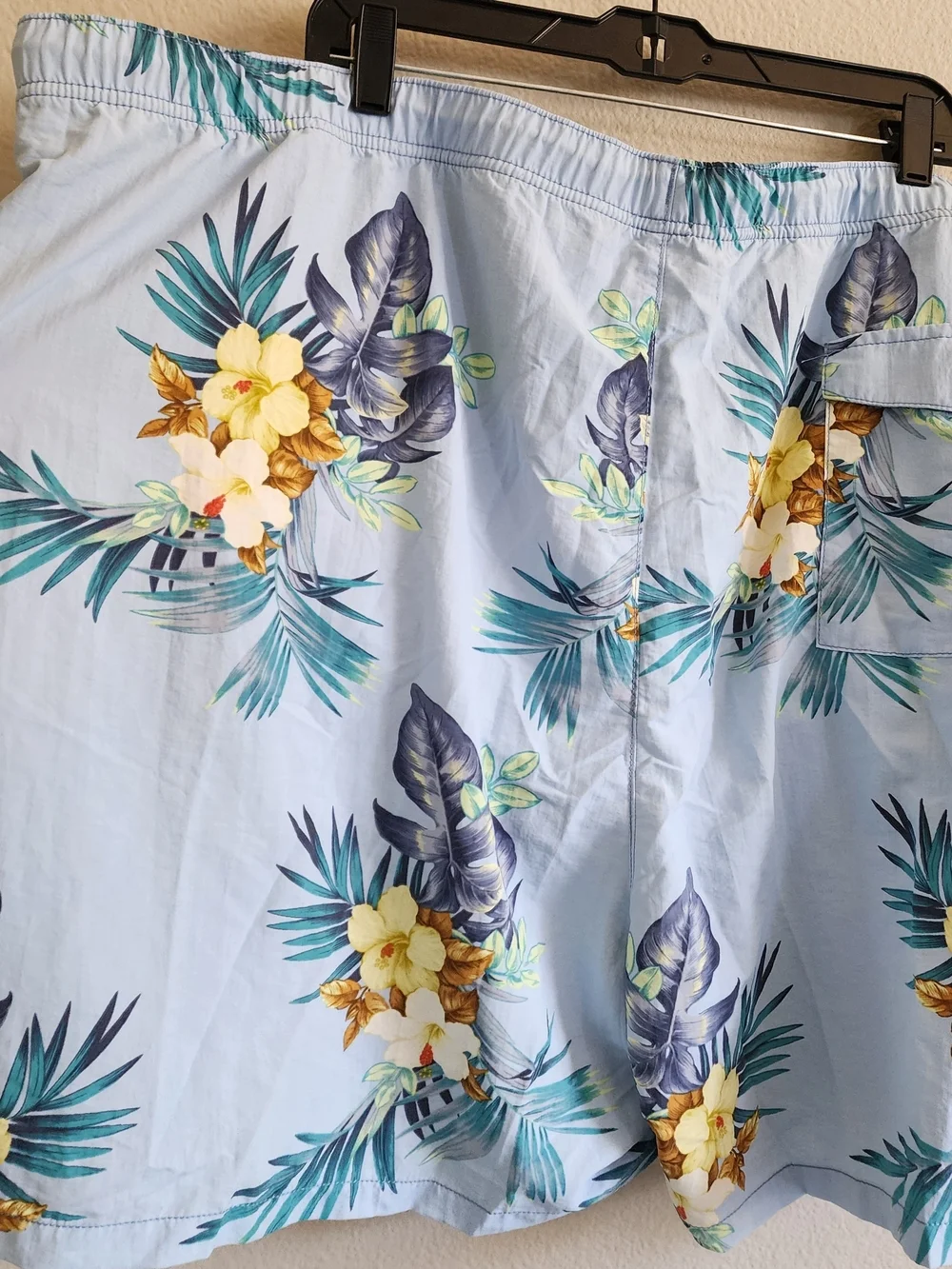 NWT Tommy Bahama Naples Garden Bay Swim Trunks 5XL Chambray Blue